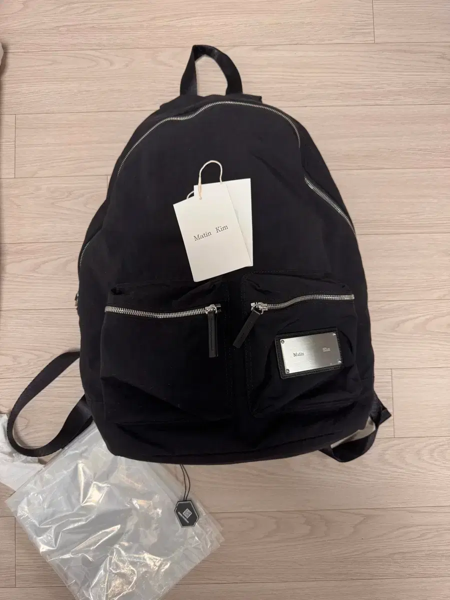 【♡】MatinKim BACK PACK IN BLACK MUSINSA | MATIN KIM POCKET UTILITY LARGE BACK PACK IN BLACK